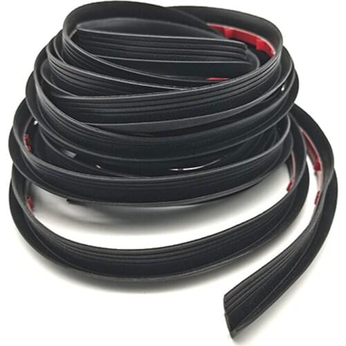 4M V Type Car Window Sealant weatherstrip Car Door Glass Window Rubber Seal Strip Auto Rubber Seals