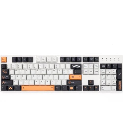 OMO Machinist Cherry profile Dye Sub Keycap for mechanical keyboard 60 87 104 tkl ansi xd64 bm60 bm68 bm65