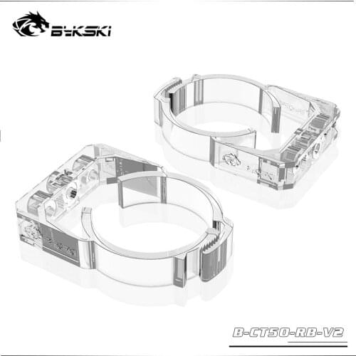 Bykski water tank bracket for 50mm diameter water tank / transparent buckle to help tank fixing