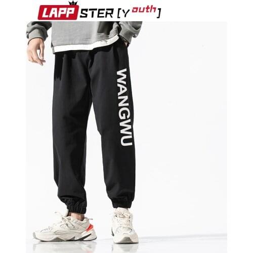 LAPPSTER-Youth Men Print Casual Sweat Pants 2020 Summer Mens Korean Fashions Joggers Pants Male Loose Sweatpants 5XL Trousers