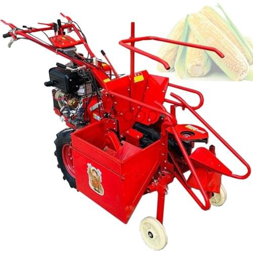 Tractor Mounted Corn Harvester Walking Combine Harvester Walking Machine Behind Tractor