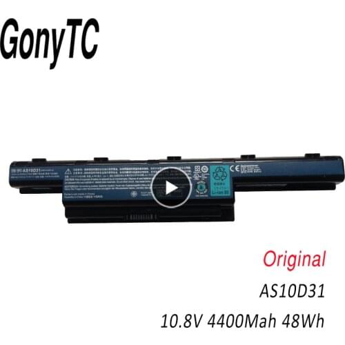 GONYTC AS10D31 Original Laptop Battery For Acer Aspire V3 5741 5742 5750 5551G 5560G 5741G 5750G AS10D51AS10D71 AS10D75