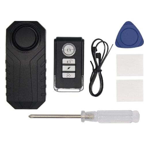 Alarm Device Loud Wireless Anti-theft Vibration Motorcycle Bike Security Alarm Remote