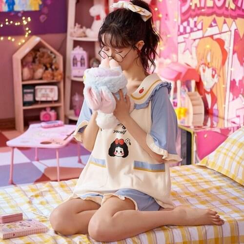 Женские пижамы с шортами SOUGEN China At AliExpress
