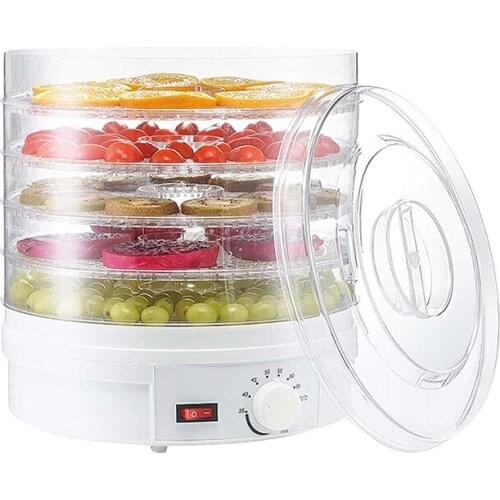 Food Dehydrator Fruit Vegetable Herb Meat Drying Machine Snacks Food Dryer with 5 Layers AU/US Plug 110V/220V