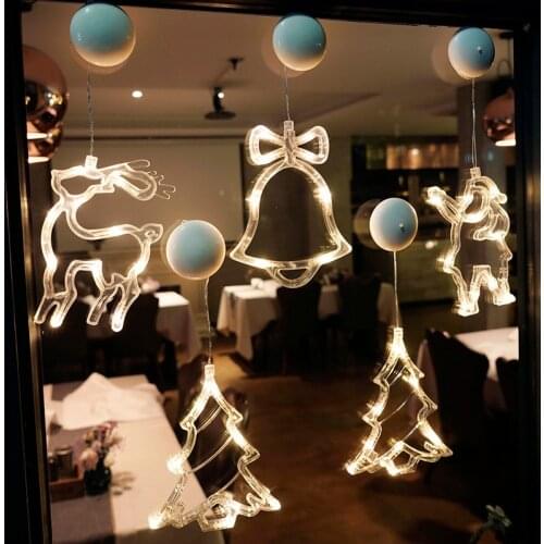 Led Holiday lighting Christmas Decoration Atmosphere Lights House Ornaments Battery Powered Star lights Holiday String Lights