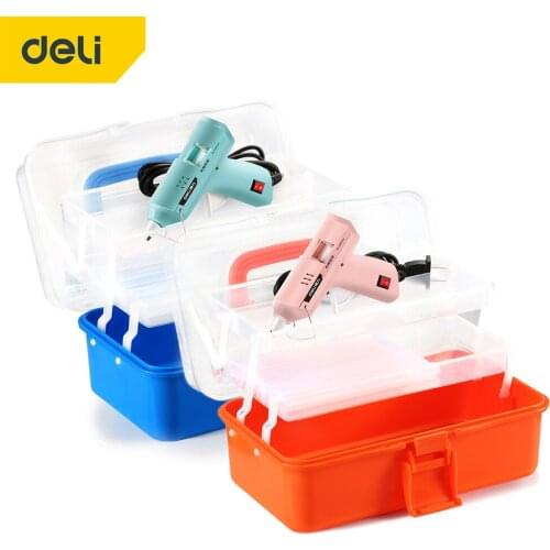 20W/40W Hot Melt Glue Gun With 20Pcs Glue Sticks Tool Box Set Industrial Guns Thermo Electric Heat Temperature Repair Tool DIY