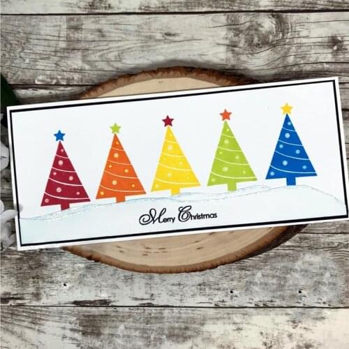 The Peace Dove Christmas Tree Snowflake Sentences Clear Stamp DIY Card Album Making Scrapbooking Crafts Stencil New 2020