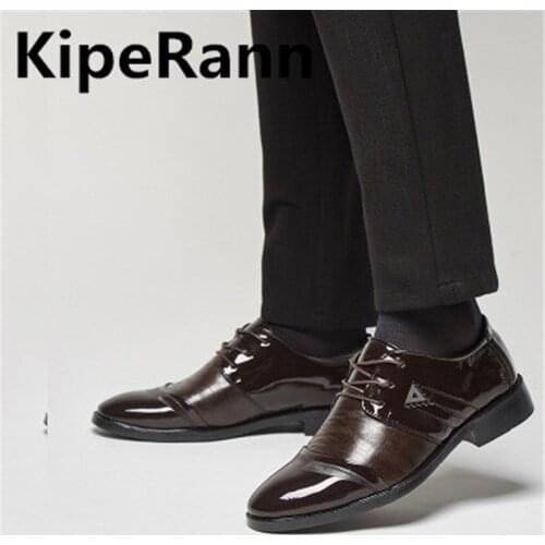 Leather shoes pointed mens ballroom dance dress shoes mens white wedding shoes Latin dance shoes fashion large size