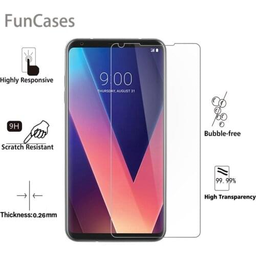 Ultra Thin Tempered Glass For LG V30 Tempered Glass Screen Protector Explosion-proof Screen Protective Film Sklo Protect