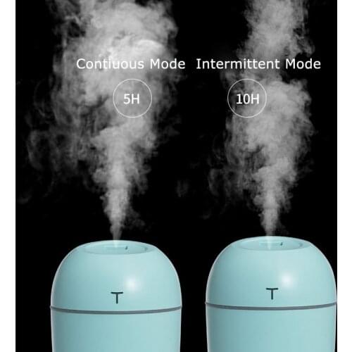 Air Humidifier Aromatherapy For Home USB Ultrasonic Diffuser Essential Oil Mist Maker With LED Lights
