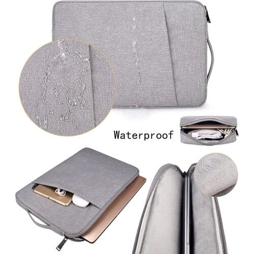13.3 14 15.6 16 inch Handbag With Storage Bag For Xiaomi HP Lenovo Macbook Air 13 2018 2020 Pro 15 16 Case Sleeve Notebook Bag
