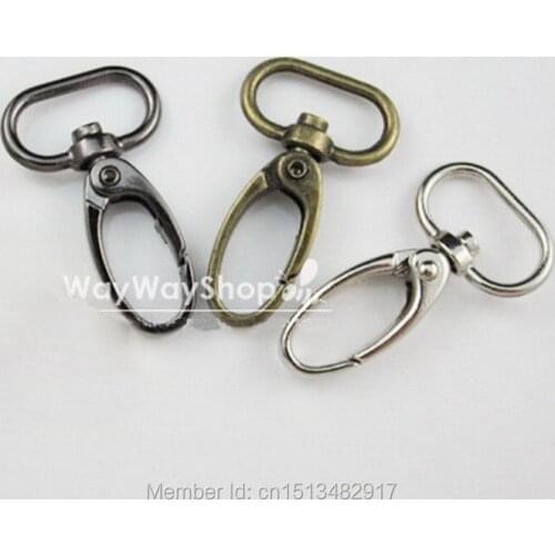 15 PCS 5/8'' 16mm Swivel Clip Snap Hook Trigger swivels 360 degrees Nickle Bronze Nickle-black choice