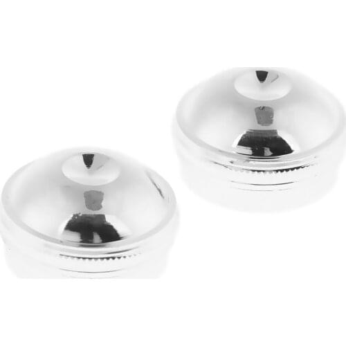 2pcs Copper Flutes Headjoint Head Screw Caps Woodwind Accessory for Flutist