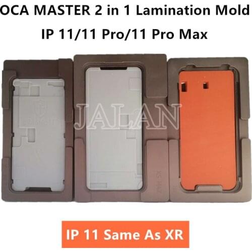 2 in 1 OCA Master Location Mold For IP 11 Pro Max XS MAX 8P Glass LCD Digitizer Display Laminating Mold Repair