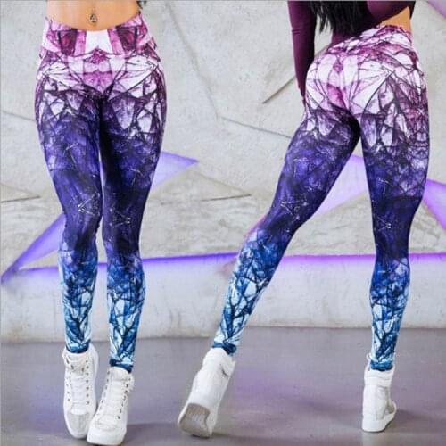 2019 Leggings Sports Womens Fitness Seamless Printed Yoga Pants Suitable For Fitness Running Sports Slim Fitness Leggings Mujer