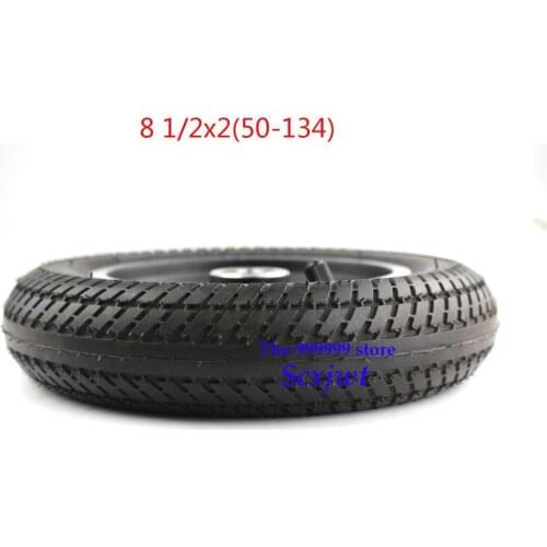 8 1/2x2(50-134) trye wheel Tire for Gas Scooter Electric Scooter kid gas/eletric Scooter, Pram Stroller (8' 1/2' x2 inch) wheel