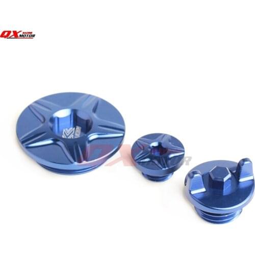 Free Shipping CNC Billet Engine Timing Oil Filter Plug For YZ250F YZ450F 2014-2018Dirt Bike MX Motocross Off Road
