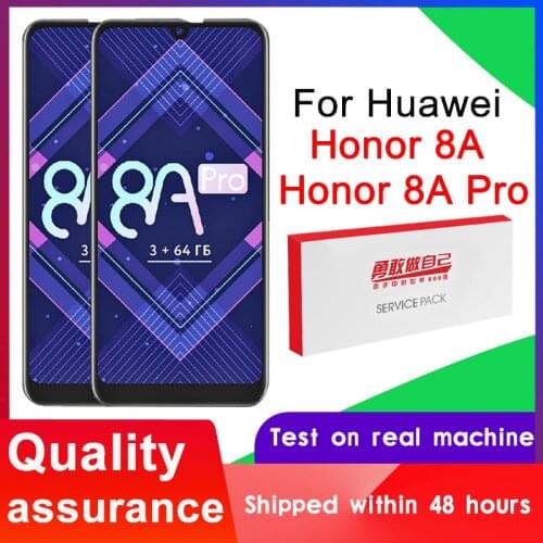 100% Tested 6.09'' Display Replacement For Huawei Honor 8A Pro LCD Display Touch Screen Digitizer Assembly For Honor 8A LCD
