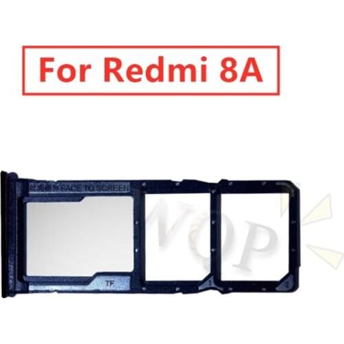 For Xiaomi Redmi 8a/8 Card Tray Holder SIM Card Micro SD SIM Card Slot Adapter Replacement Repair Spare Parts