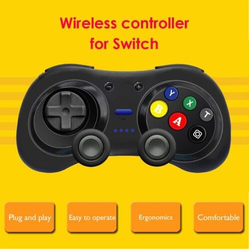 Gamepad Game Console Ergonomic Wireless Bluetooth-compatible Video Game USB for Switch Joystick Controller Games Accessories
