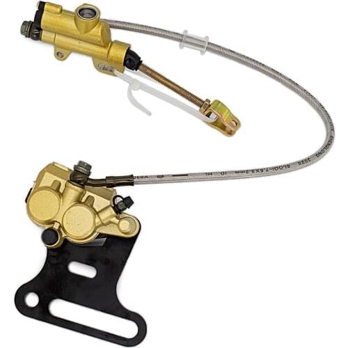 Hydraulic Rear Disc Brake Caliper System Off-Road Motorcycle Accessories Assembly 110cc 120cc 125cc 250cc ATV QUAD Kart Buggy