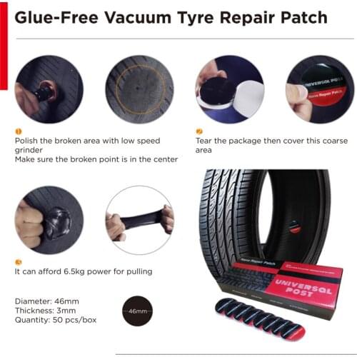 Car Tire Repair Tools Quick Self Adhesive Cold Tire Patch Liquid rubber Tire Patch Tool With Glue Free Tire Patch