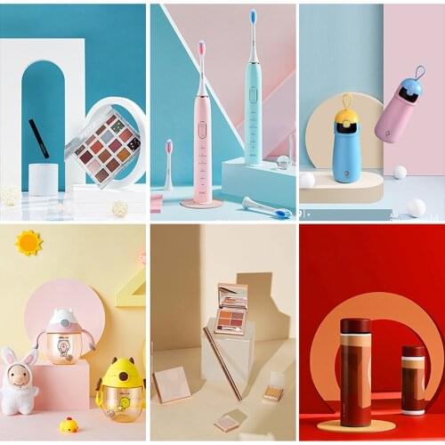 Photography Background Props Solid Wood Geometric Cube Table Shooting Props Posing Ornaments Decoration For Jewelry Cosmetic Toy