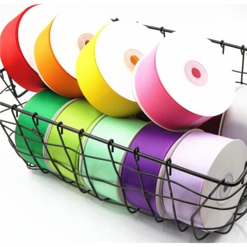 5 Yards 6/10/15/20/25/40 Grosgrain Ribbons Handmade DIY Headwear Accessories Wedding Decorative Wrap Gift
