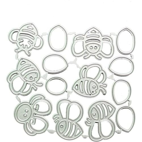 YINISE CUT Metal Cutting Dies For Scrapbooking Bee Stencils Scrapbook DIY Album Cards Decoration Embossing Die Cuts Cutter