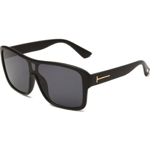 Fashion rectangle tom logo sunglasses women men 2021 brand designer black tea green Leopard retro oculos de sol feminino uv400