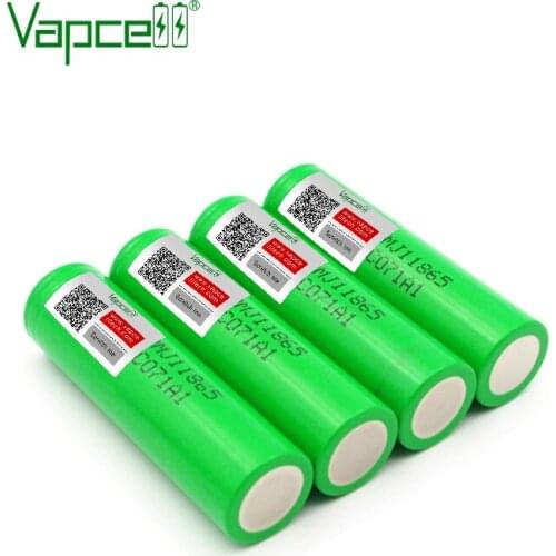 Vapcell original 18650 battery 3500 mAh 10A 3.7V MJ1 lithium batteries rechargeable for power tools flashlight