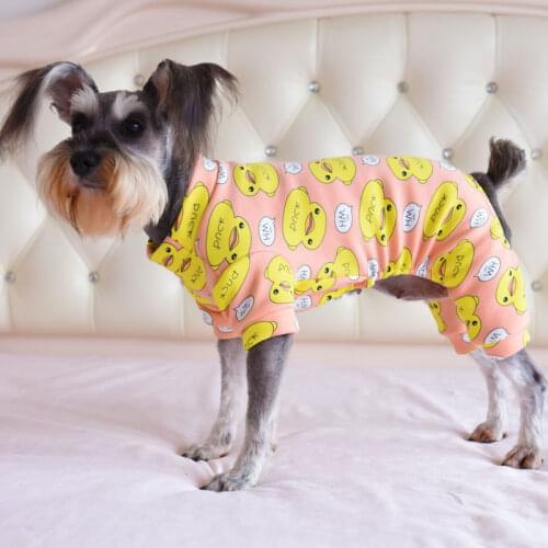 Dog Pajamas Jumpsuit Yorkie Clothes Chihuahua Puppy Clothing Overalls pijama perro Poodle Pomeranian Schnauzer Pug Costume Coat