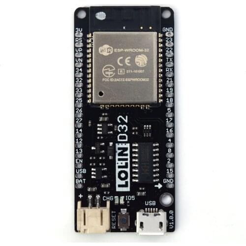 LOLIN D32 V1.0.0 - wifi & bluetooth board based ESP-32 esp32 ESP-WROOM-32 4MB FLASH Arduino MicroPython Compatible