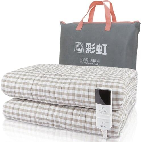 Rainbow Single Electric Blanket cotton Fabric Heating Bed Mat Warmer Under Blanket 220-250V (Q1808C-27