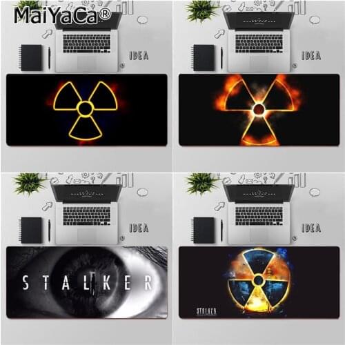Maiyaca Top Quality for boys stalker logo Rubber PC Computer Gaming mousepad Free Shipping Large Mouse Pad Keyboards Mat