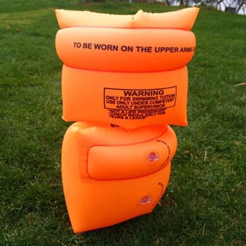 Life Vest Swim Arm Band Safe Inflatable Roll Up Armbands Floatie Water Wingsuit