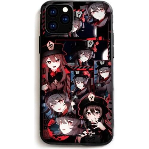 Hu Tao Genshin Impact Phone Case For iPhone 11 12Pro mini iphone xs max case pro XS MAX 8 7 6 6S Plus X 5S SE 2020 XR phone case