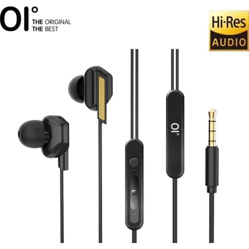 OI J5 Japan Hi-Res Premium Quality Sound ELECTRO DYNAMIC EARPHONE in-ear Earbuds-Black