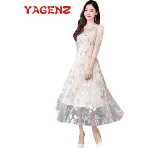 Длинные летние платья YAGENZ China At AliExpress