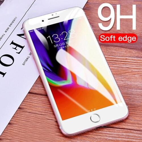 For iphone 6 6S plus tempered glass protective film 9h for iphoneX XR XS MAX 7 8 phone screen protector on glass 5 5S SE 5C 4 4s