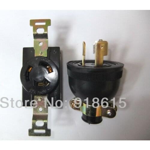 Gasoline and diesel generators parts,accessories,plug and socket,locking,30A,250V.,cheap