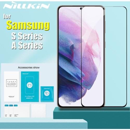 Nillkin Full Coverage Tempered Glass for Samsung Galaxy S21 Plus/S20 FE/A50/A51/A52/70/A71/A72/A32/A41/A42/A22 Screen Protector