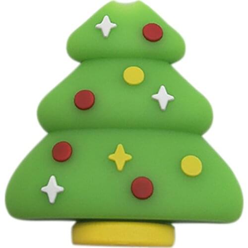 Cartoon Cable Winder Protective Cover Cute Christmas Tree Snowman Earphone Cable Protection Case Silicone Data Wire Protector