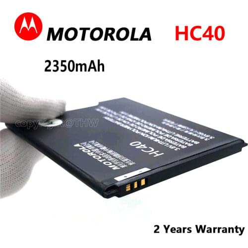 100% Genuine New 2350mA HC40 Battery For Motorola Moto XT1754 XT1755 XT1758 M2998 Phone batteria In Stock With tracking number