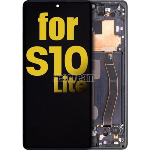 5Pcs Original Perfect AMOLED Screen For Samsung S10 Lite G770F LCD Display Touch Screen Digitizer Assembly