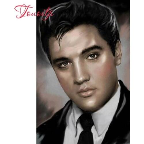 TOUOILP 100% 5d Daimond Painting"Elvis Presley"3D Diamond Painting Round/Square Rhinestones Diamant Painting Embroidery Animals