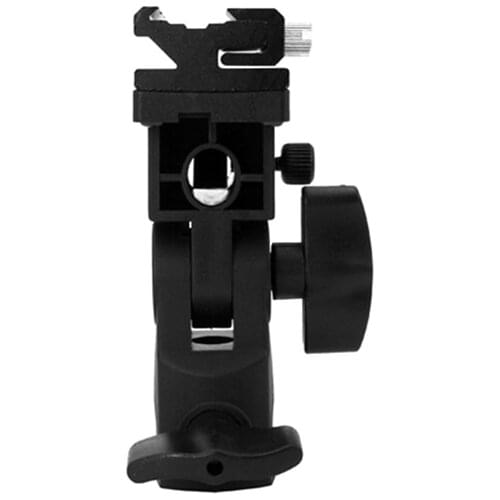 B Type Flash Hot Shoe Adapter Trigger Umbrella Holder Swivel Light Stand Bracket