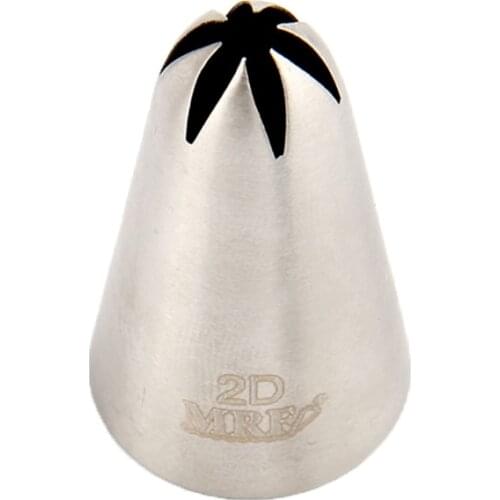 Free Shipping Stainless Steel 18/8 Closed Star Icing Piping Nozzles Cakes Cupcakes Decorating Tips#2D/852