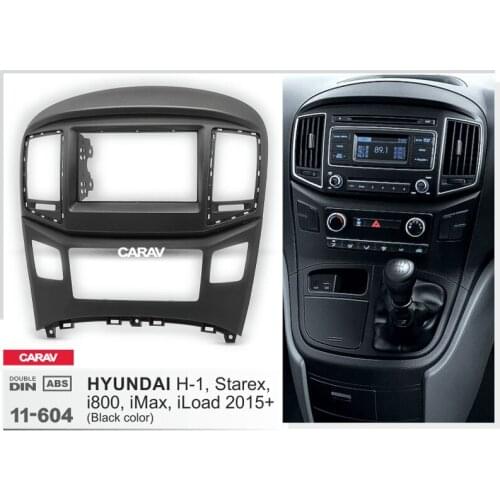 CARAV 11-604 Car Stereo Radio Fascia Plate Panel Frame Kit For H-1, Starex, i800, iLoad, iMax car radio fascia installation kit